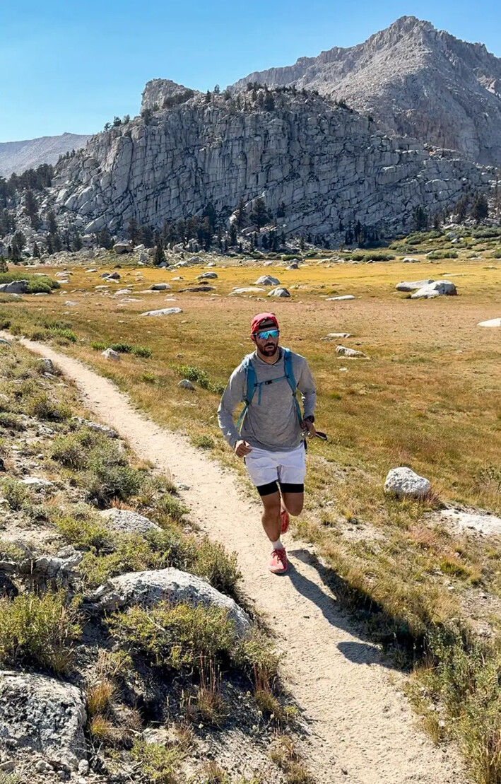 Eli Wininger se entrena para la Moab 240 Endurance Run. (Cortesía de Eli Wininger)