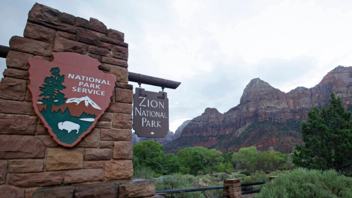 El Parque Nacional Zion, cerca de Springdale (Utah), en una imagen del 15 de septiembre de 2015. (Rick Bowmer/Foto AP). 
