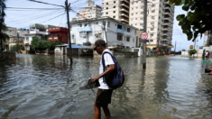 Lluvias del huracán Milton dejan inundaciones moderadas en el occidente cubano