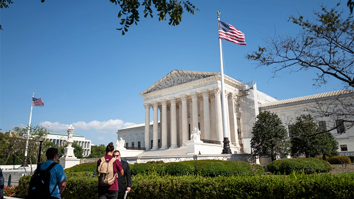 La Corte Suprema de EE. UU. en Washington el 7 de octubre de 2024. (Madalina Vasiliu/The Epoch Times)