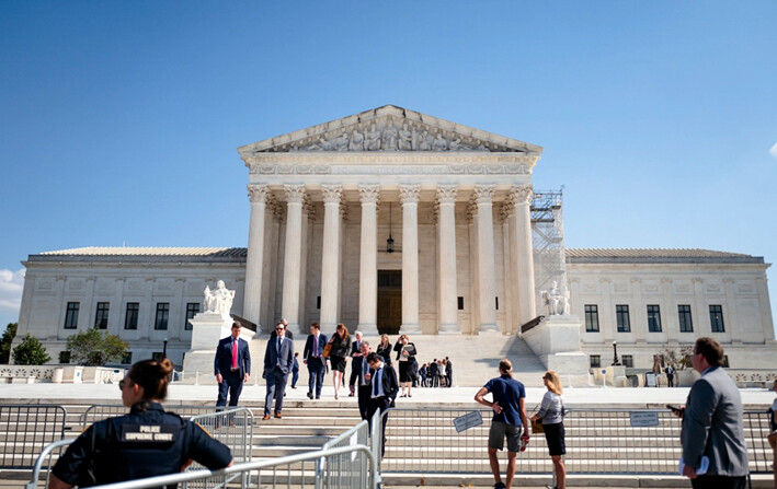 La Corte Suprema de Estados Unidos en Washington, el 7 de octubre de 2024. (Madalina Vasiliu/The Epoch Times)