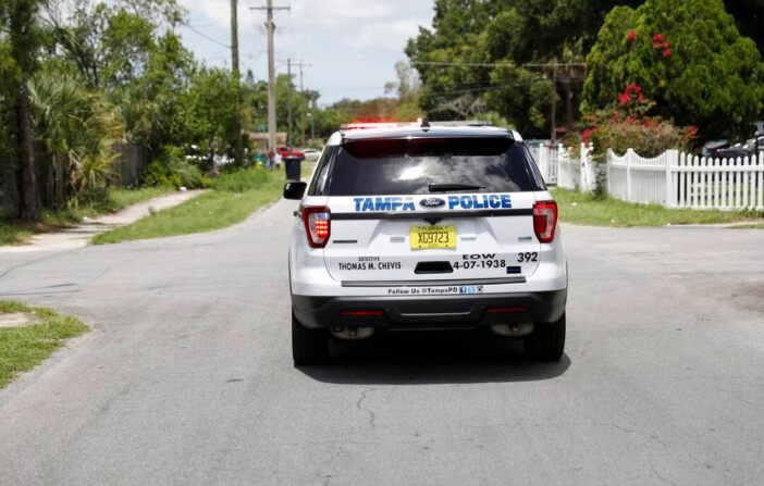 Un automóvil de la Policía de Tampa en una foto de archivo. (Octavio Jones/Getty Images).