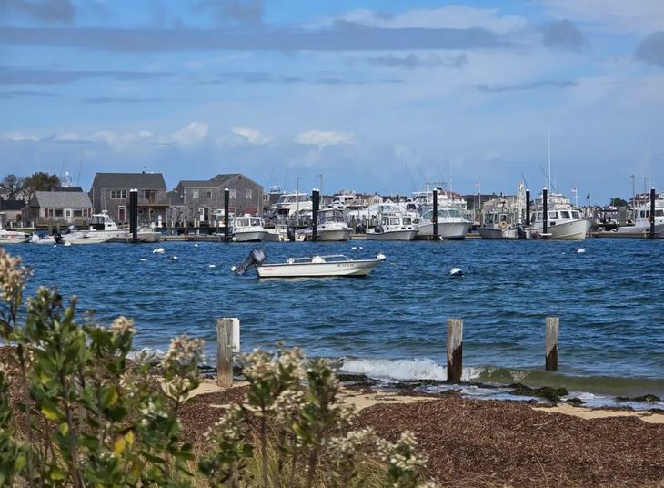 Puerto de Nantucket en Nantucket, Massachusetts, el 2 de octubre de 2024. (Allan Stein/The Epoch Times)