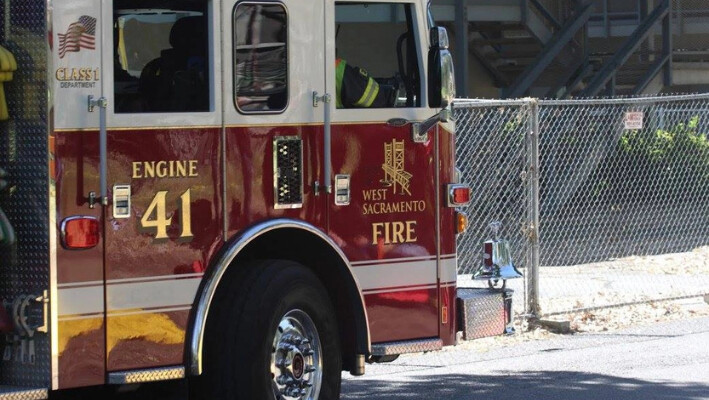 Camión del Cuerpo de Bomberos de West Sacramento en una foto de archivo. (Departamento de Bomberos de West Sacramento).