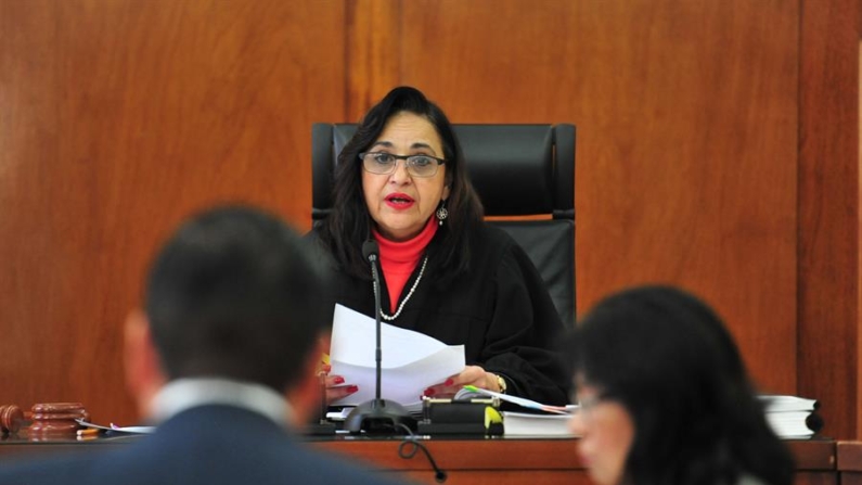 Imagen de archivo de la Ministra Presidenta de la Suprema Corte de Justicia, Norma Lucía Piña Hernández, en Ciudad de México (México). EFE/Mario Guzmán