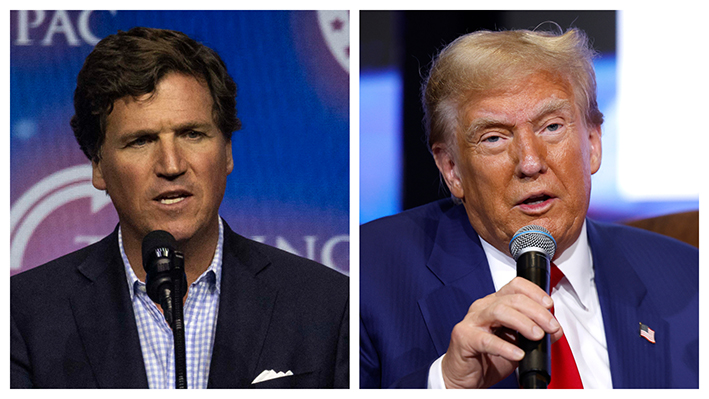 Trump aparecerá con Tucker Carlson en Arizona pocos días antes de las elecciones