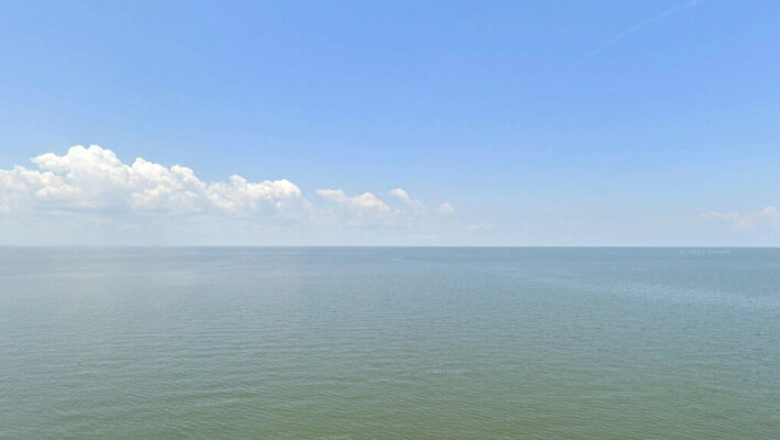 Lago Pontchartrain en Nueva Orleans en mayo de 2023. (Google Street View/Fotografía vía NTD).