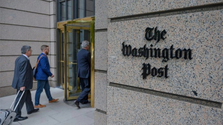 La sede del Washington Post en la calle K de Washington, D.C., en una foto de archivo. (Eric Baradat/AFP/Getty Images)