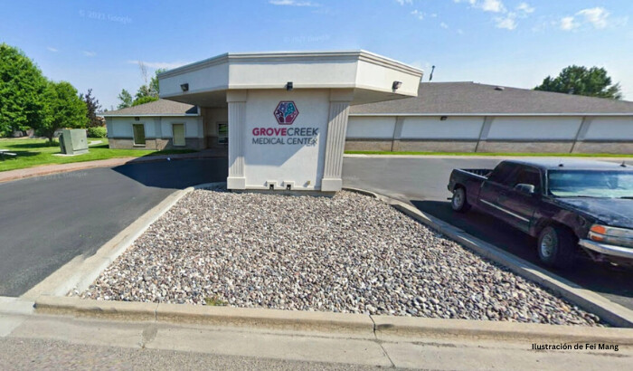 Centro Médico Grove Creek, Blackfoot, Idaho, en julio de 2021. (Google Street View/Captura de pantalla vía The Epoch Times)