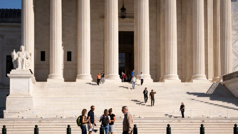 La Corte Suprema de EE. UU. en Washington, el 23 de octubre de 2024. (Madalina Vasiliu/The Epoch Times)