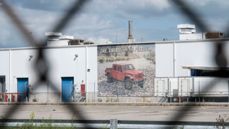 Una vista de la planta Jeep en Toledo, Ohio (EE.UU.), el 18 de septiembre de 2023. (Sarah Rice/Getty Images)