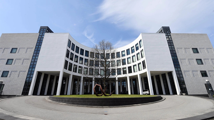 La fiscalía Federal en Karlsruhe, Alemania, el 12 de abril de 2017. Uli Deck/dpa/AFP vía Getty Images