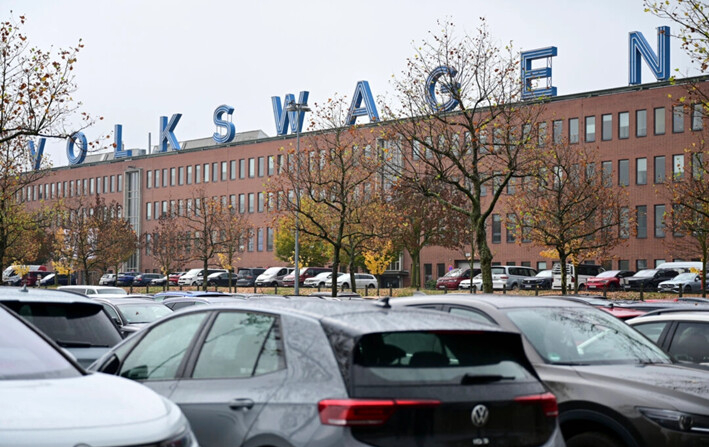 La planta de Volkswagen en Kassel, Alemania, el 29 de octubre de 2024. (Uwe Zucchi/dpa vía AP)