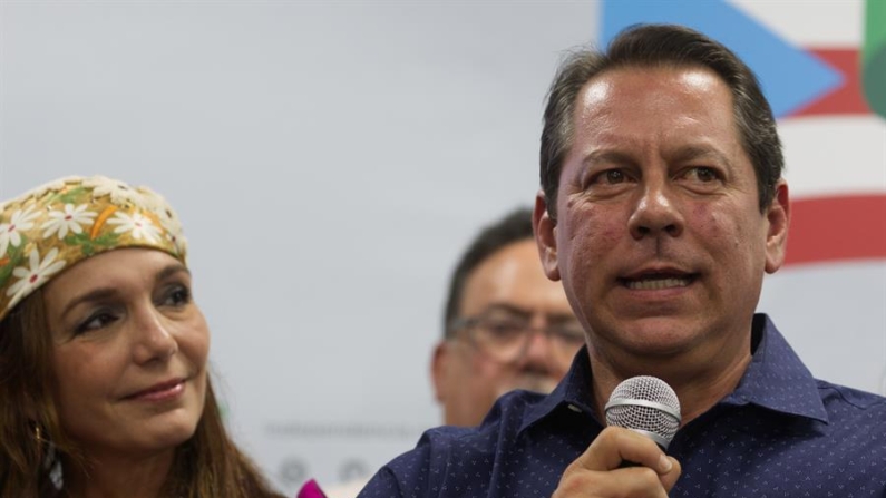 Juan Dalmau, del Partido Independentista de Puerto Rico, en San Juan (Puerto Rico). EFE/ Thais Llorca
