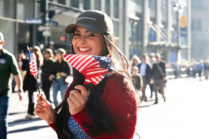 105º desfile anual del Día de los Veteranos en Nueva York, el 11 de noviembre de 2024. (Samira Bouaou/The Epoch Times)