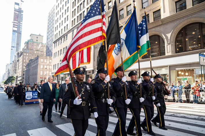 105º desfile anual del Día de los Veteranos en Nueva York, el 11 de noviembre de 2024. (Samira Bouaou/The Epoch Times)