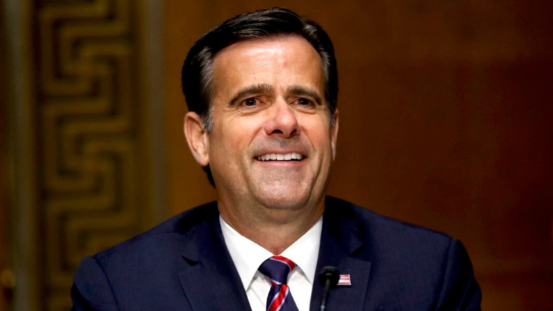 El representante John Ratcliffe (R-Texas) testifica ante una audiencia de nominación del Comité de Inteligencia del Senado en el Capitolio en Washington el 5 de mayo. 5, 2020. (Andrew Harnik/Pool vía Getty Images)
