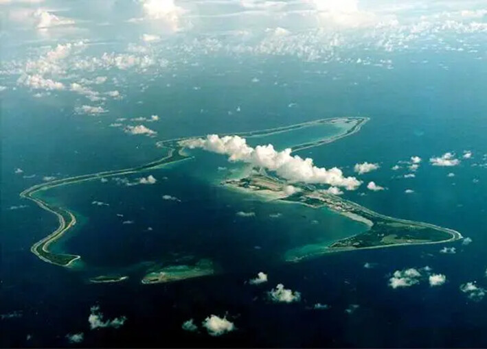 Diego García, la mayor isla del archipiélago de Chagos y emplazamiento de una importante base militar estadounidense en medio del océano Índico arrendada a Gran Bretaña en 1966. (Foto de archivo)