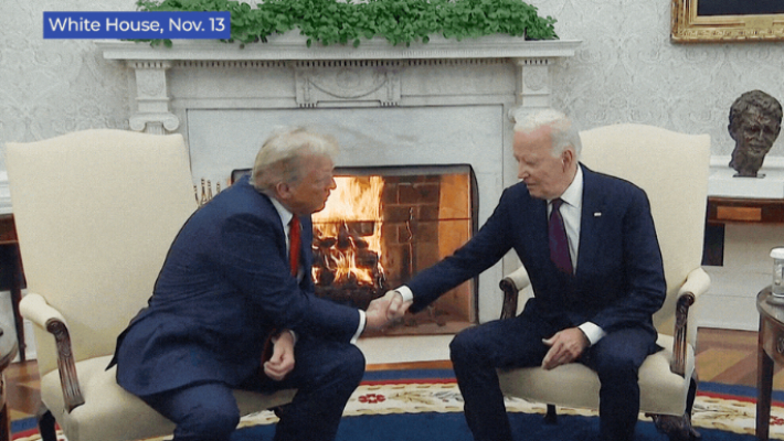 Biden se reúne con Trump en la Casa Blanca