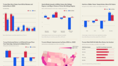 6 gráficos que muestran cómo Trump cambió el panorama político