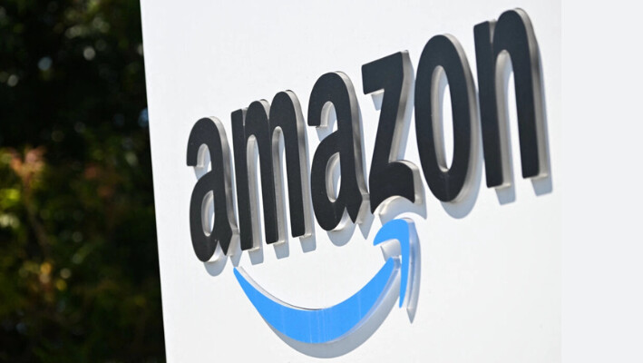 Señalización de Amazon Delivery en el exterior de un centro de entrega de Amazon.com Inc. durante el Amazon Prime Day en Torrance, California, el 12 de julio de 2022. (Patrick T. Fallon/AFP vía Getty Images).