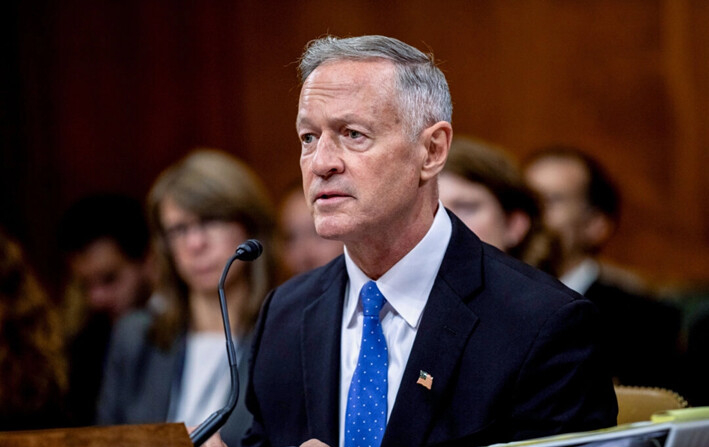 El comisionado de Seguridad Social, Martin O'Malley, testifica ante el Comité de Presupuesto del Senado durante una audiencia titulada "Seguridad Social para siempre: Entrega de beneficios y protección de la seguridad de la jubilación", en Washington, el 11 de septiembre de 2024. (Anna Rose Layden/Getty Images)