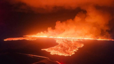 Volcán de la península islandesa de Reykjanes entra en erupción por séptima vez en un año