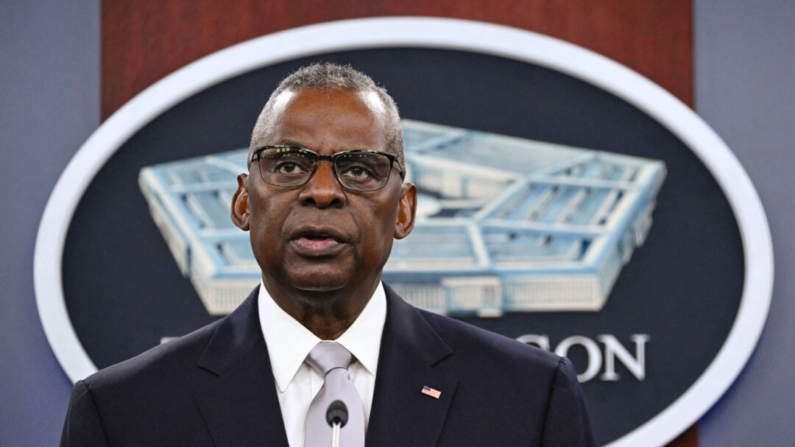 El secretario de Defensa, Lloyd Austin, en Washington el 1 de febrero de 2024. (Andrew Caballero-Reynolds/AFP vía Getty Images)