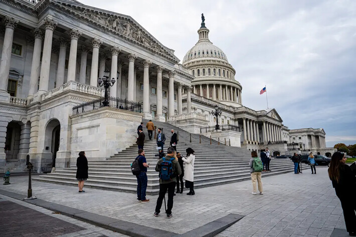 El Capitolio de EE. UU. el 19 de noviembre de 2024. El presidente puede pedir al Congreso que permita una recisión o un aplazamiento del gasto. (Madalina Vasiliu/The Epoch Times)