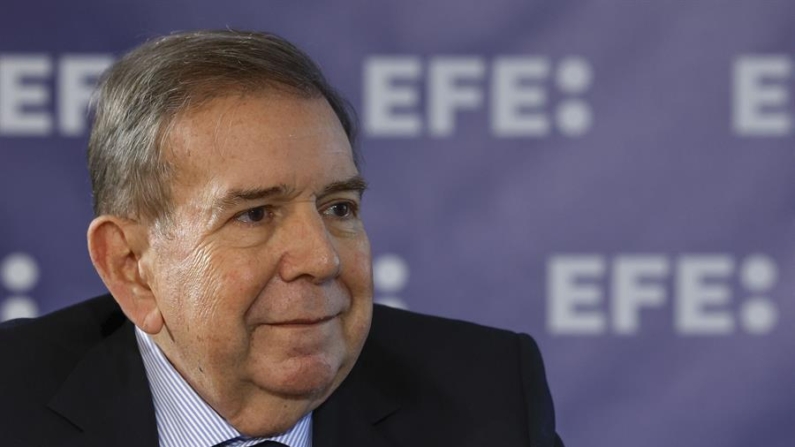 El candidato opositor venezolano, Edmundo González Urrutia, durante una entrevista con Efe, el 25 de noviembre de 2024, en Madrid (España). EFE/Chema Moya