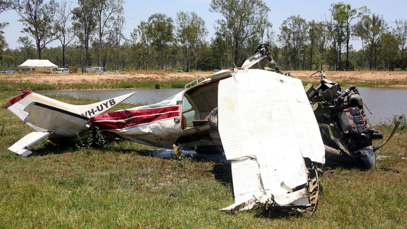 En la foto se muestra un Cessna 206 estrellado, en una imagen de archivo. (Bradley Kanaris/Getty Images)