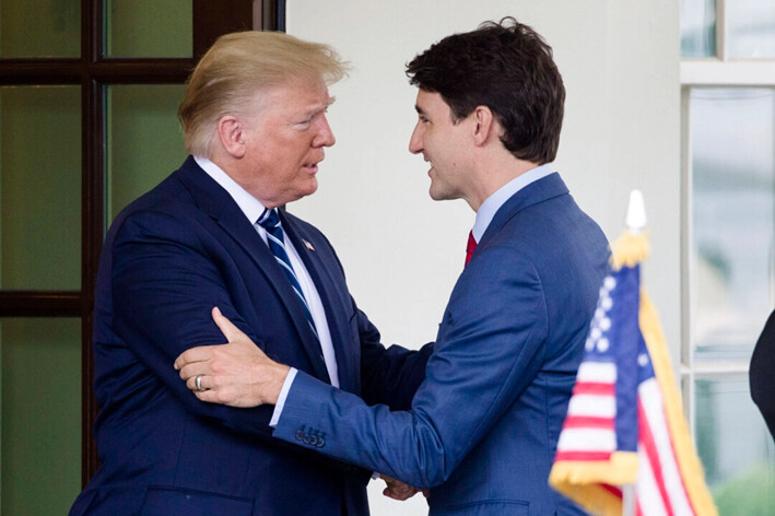 «Una buena llamada»: Trudeau habla con Trump tras la amenaza arancelaria