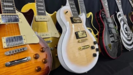 Federales incautan más de 3000 guitarras Gibson falsificadas procedentes de Asia