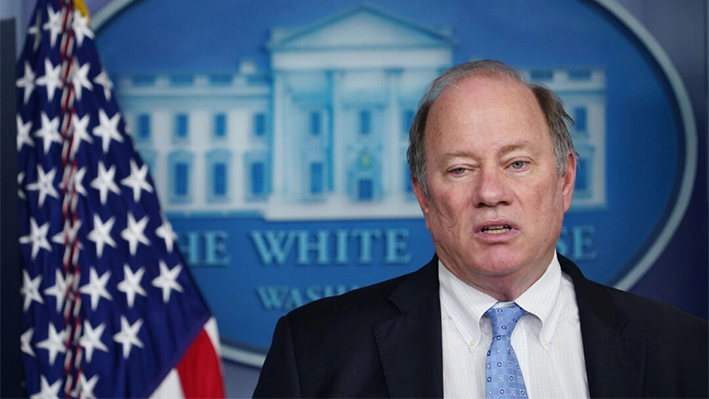 El alcalde de Detroit, Mike Duggan, en la Casa Blanca en Washington en una fotografía de archivo. (Mandel Ngan/AFP vía Getty Images)