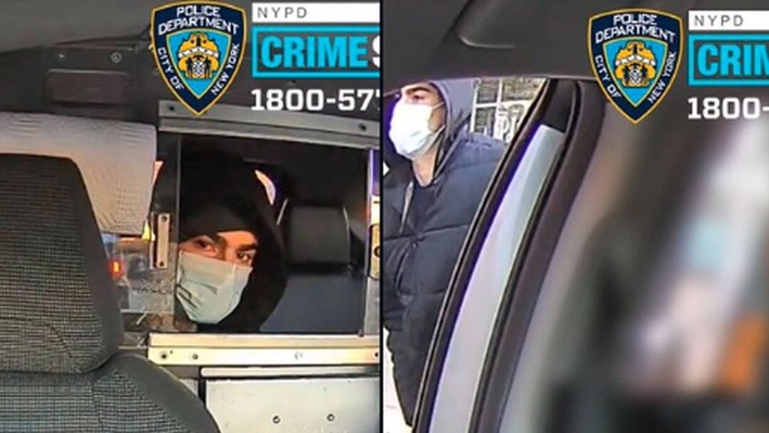 Las fotografías publicadas por el Departamento de Policía de Nueva York el 8 de diciembre de 2024 muestran a una persona buscada para ser interrogada por el asesinato a tiros del CEO de UnitedHealthcare, Brian Thompson, en Manhattan, el 4 de diciembre. (Noticias del Departamento de Policía de Nueva York)