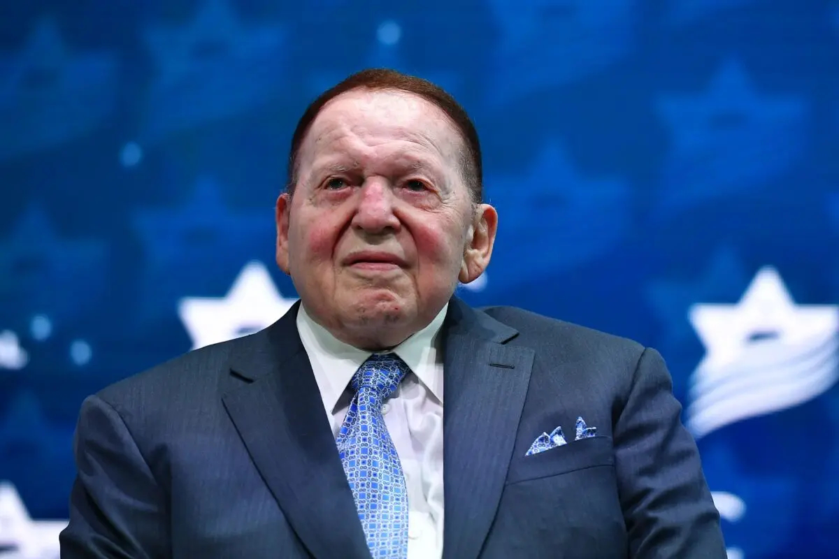 El presidente ejecutivo de Las Vegas Sands, Sheldon Adelson, asiste a la Cumbre Nacional 2019 del Consejo Americano Israelí en Florida, el 7 de diciembre de 2019. (Mandel Ngan/AFP vía Getty Images)