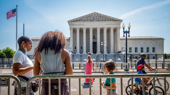 La Corte Suprema de Estados Unidos en Washington, el 26 de junio de 2022. (Brandon Bell/Getty Images)