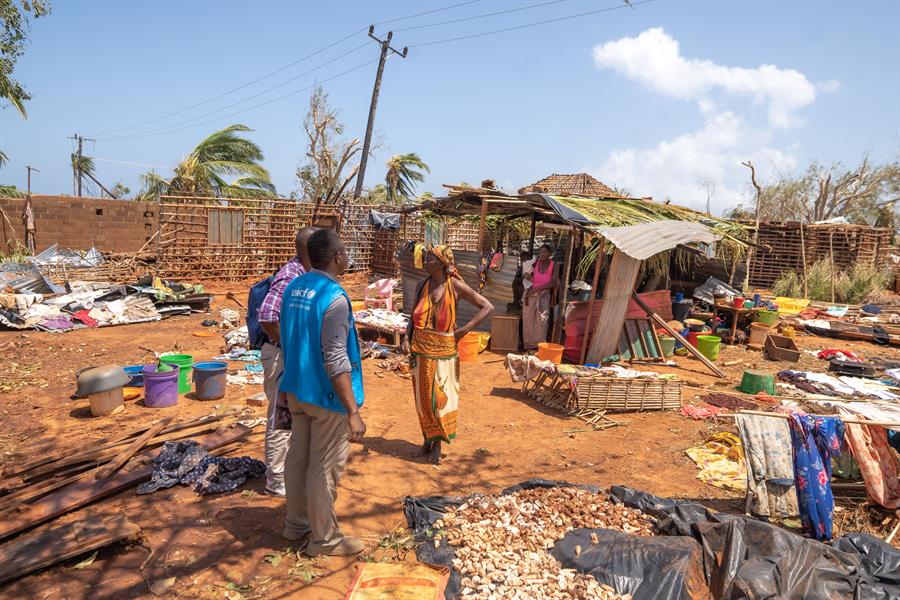 Suben a 45 los muertos y a 503 los heridos por el ciclón Chido en el norte de Mozambique