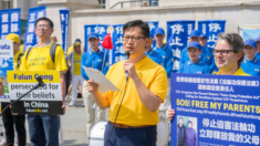 Hijo de un practicante de Falun Gong encarcelado en China pide la liberación de su padre