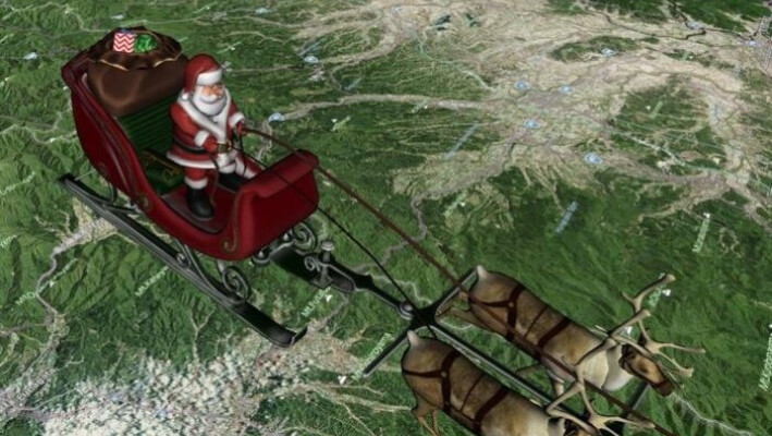 Rastreador de Santa Claus del NORAD, sigue llevando la magia de la tradición navideña a los niños