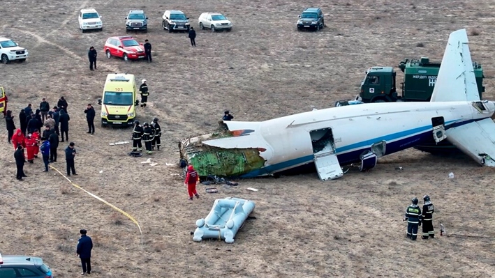 Lo que se sabe del accidente aéreo de Azerbaiyán Airlines