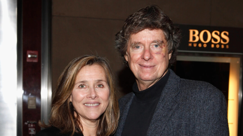 Meredith Vieira y su marido, Richard Cohen, asisten al Andy Rooney Memorial en el Jazz at Lincoln Center de Nueva York el 12 de enero de 2012. (Cindy Ord/Getty Images)