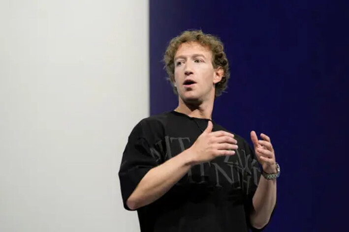 Mark Zuckerberg en Menlo Park, California, el 25 de septiembre de 2024. (Godofredo A. Vásquez/Foto AP)