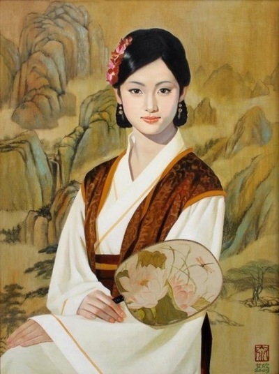 Outra pintura que Zheng Aixin planejava enviar ao Concurso Internacional de Pintura de Figuras Humanas (Minghui.org)