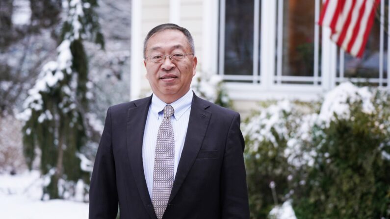 Miles Yu, exasesor principal de política china del exsecretario de Estado estadounidense Mike Pompeo, en Annapolis, Maryland (Tal Atzmon/The Epoch Times)
