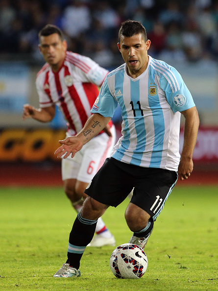El delantero argentino Sergio Agüero. (Raul Sifuentes/LatinContent/Getty Images) 