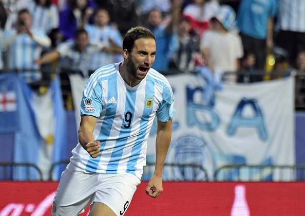 El jugador argentino Gonzalo Higuaín. (LUIS ACOSTA/AFP/Getty Images)