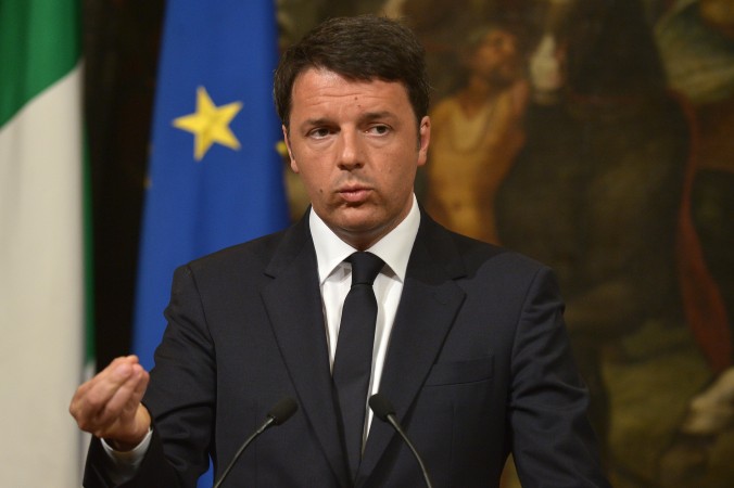 - Matteo Renzi, Primer Ministro de Italia.
