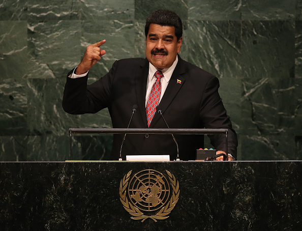 Nicolás Maduro, Mandatario de Venezuela, se dirige la Asamblea General de las Naciones Unidas en la sede de la ONU en el 2015 en la ciudad de Nueva York. (Foto por John Moore/Getty Images)