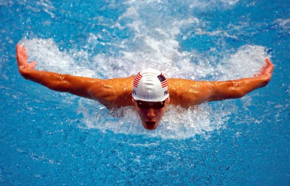 Michael Phleps de Estados Unidos buscará romper nuevos récords en Río 2016. (Ross Kinnaird /Allsport)